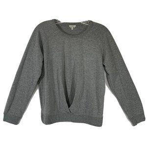 Lucky Brand Womens Sweater Size XS Crew Neck Pullover Sweatshirt Gray